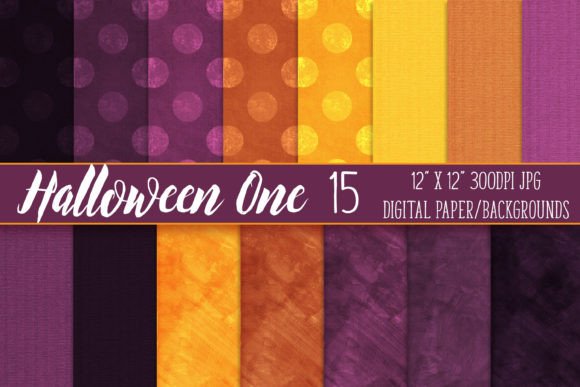 Download Halloween Dots &amp; Texture Papers, Vol. 1 - Premium Resources