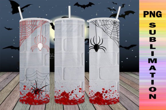 Download Spider Texture Halloween Tumbler 20oz - Premium Resources