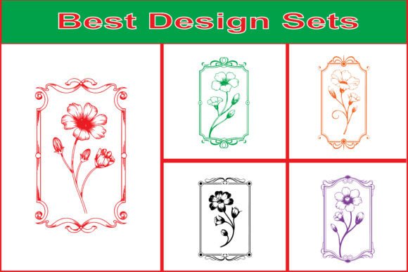 Download Classic Decorative Flower Frame Art - Classic Collection