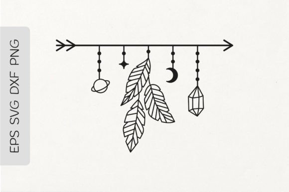 Download Boho Arrow with Feathers - Boho arrow Collection